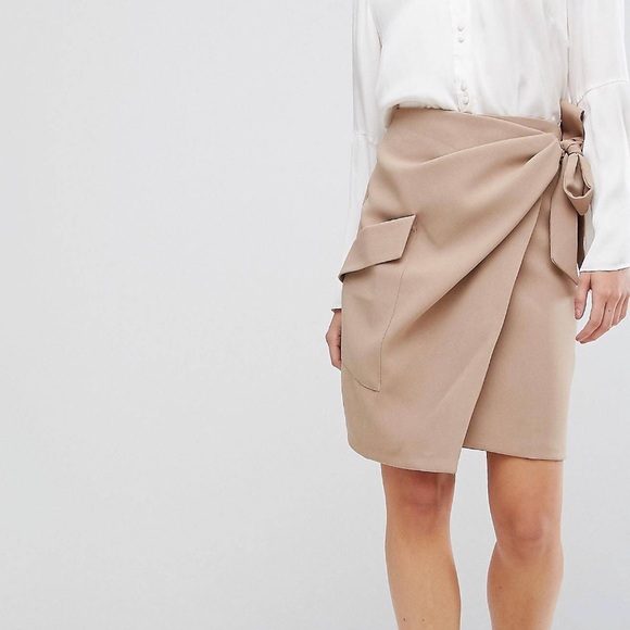 Asos Camel Skirt